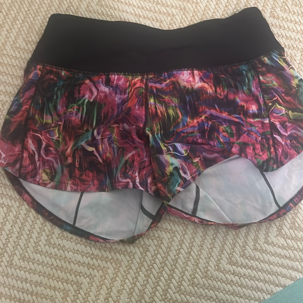 Lululemon 4 inch speed up shorts